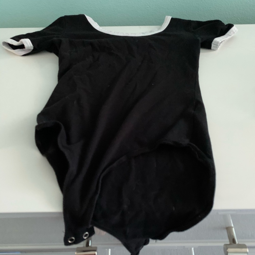 Black and white bodysuit